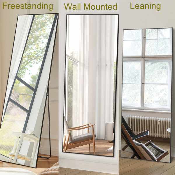 Mercer41 Mirta Rectangle Metal Full Length Mirror & Reviews Wayfair